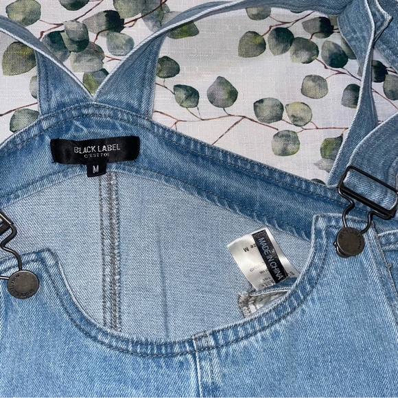 Ladies' Denim Overall Dress, Size M, EUC - Picture 9 of 13